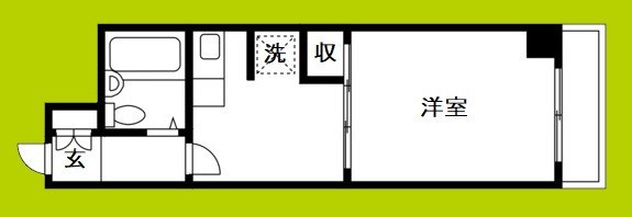 カーサ北堀江 間取り