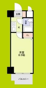 シティアリーナ阿波座西 間取り