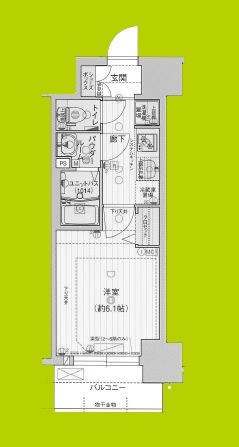プレサンス　DOMECITY　コレーレ 間取り