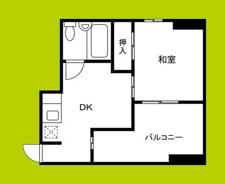 マンション北堀江 間取り