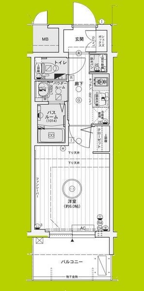 エステムコート難波サウスプレイスⅧハイド 間取り