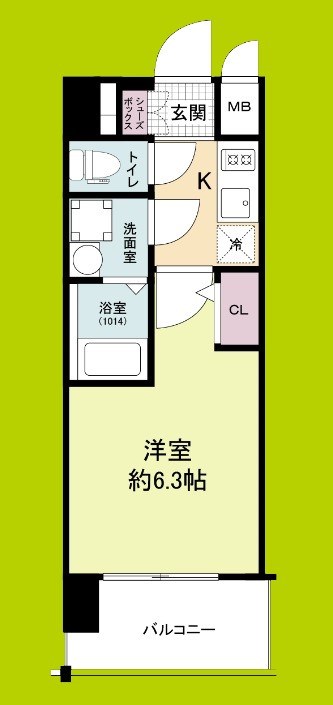エスリードレジデンス大阪福島シティウエスト 間取り