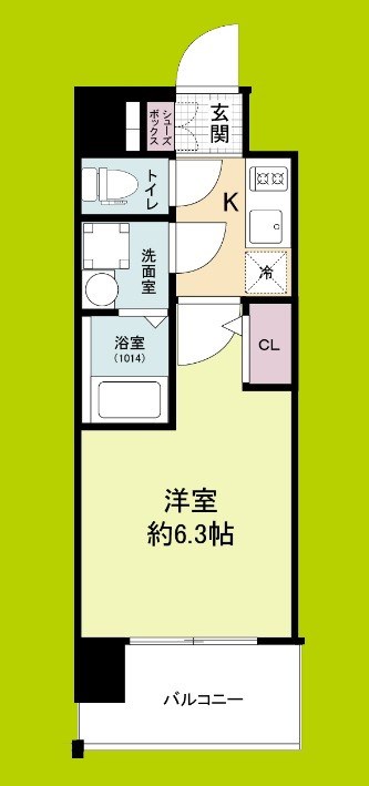 エスリードレジデンス大阪福島シティウエスト 間取り
