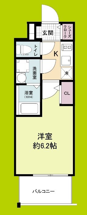 エスリードレジデンス大阪福島シティウエスト 間取り