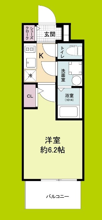 エスリードレジデンス大阪福島シティウエスト 間取り