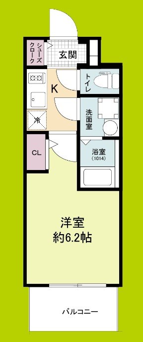エスリードレジデンス大阪福島シティウエスト 間取り