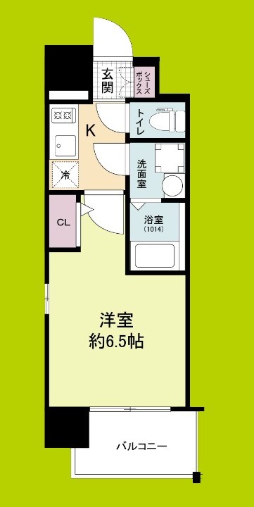 エスリードレジデンス大阪福島シティウエスト 間取り