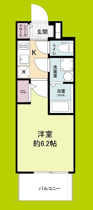 エスリードレジデンス大阪福島シティウエスト 間取り