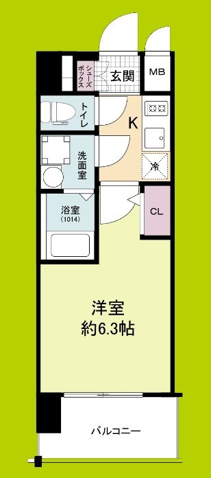 エスリードレジデンス大阪福島シティウエスト 間取り