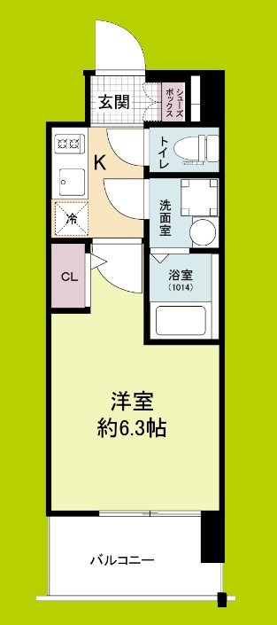 エスリードレジデンス大阪福島シティウエスト 間取り