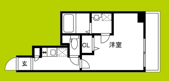 ファステート難波デラックス 間取り