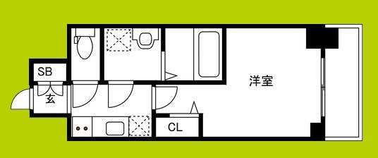 ファステート難波デラックス 間取り
