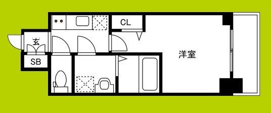 ファステート難波デラックス 間取り