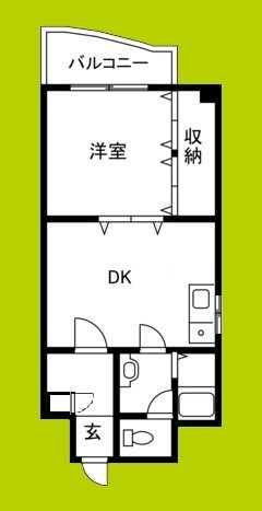 サンプラザ浪速Ⅱ番館 間取り