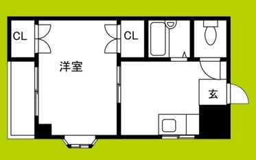 鶴見ベルダァーⅠ番館 間取り