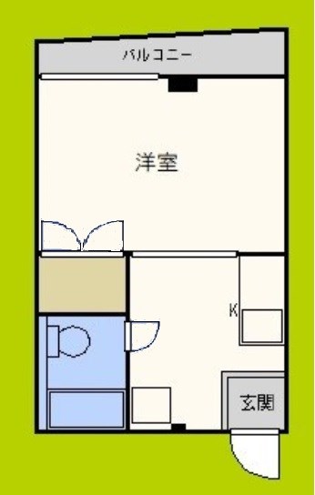 グリーンコーポ山坂 間取り