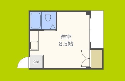 オロヒルズ弁天町 間取り