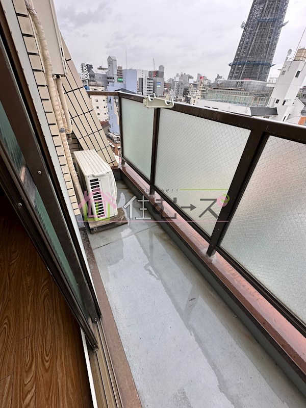 ビジタル浪速3 ベランダ