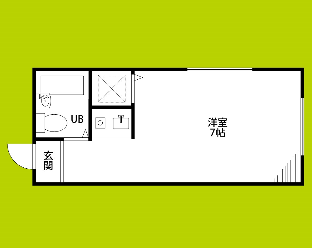 ハイツ関西 間取り