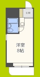 ライオンズマンション新大阪第5 間取り図