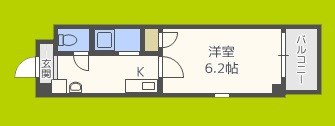 ビビッド北堀江 間取り