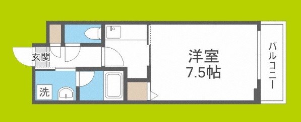 グランシス難波西 間取り