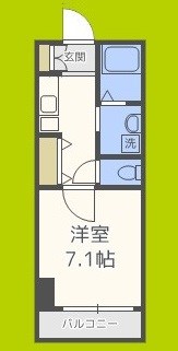 スワンズ難波パークビュー 間取り