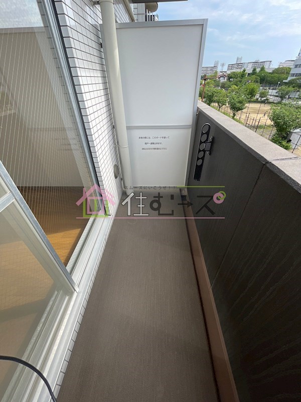 スワンズ難波パークビュー ベランダ