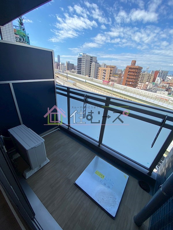 プレサンスOSAKA DOMECITYクロスティ  ベランダ