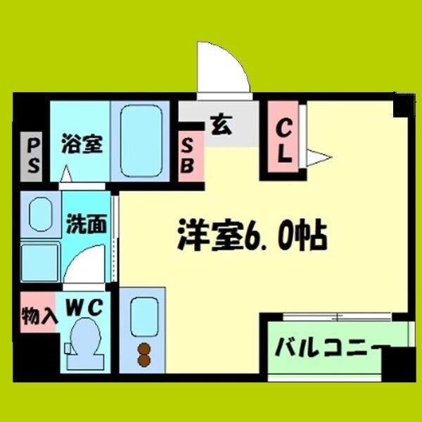 シーガルハイツ心斎橋EAST 間取り