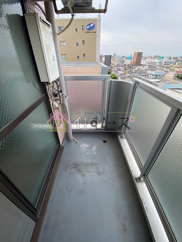 コレクション西田辺 ベランダ