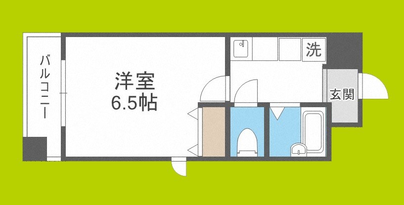 アブレスト桜川 間取り