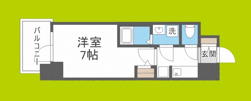 S-RESIDENCEドーム前千代崎 間取り