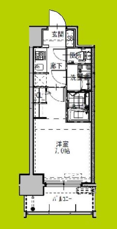 S-RESIDENCEドーム前千代崎 間取り