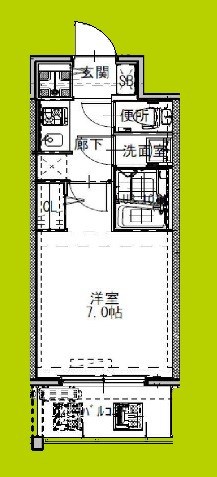 S-RESIDENCEドーム前千代崎 間取り