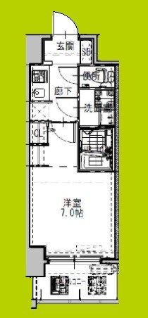 S-RESIDENCEドーム前千代崎 間取り