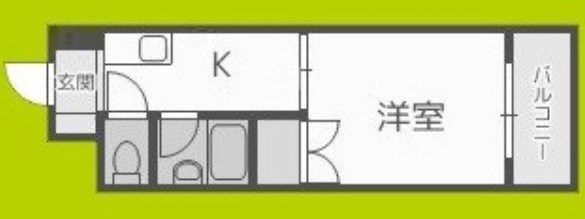 東洋プラザ泉尾 間取り