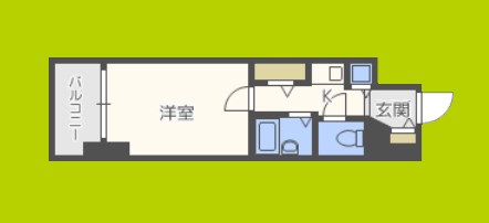 プレサンス難波東 間取り