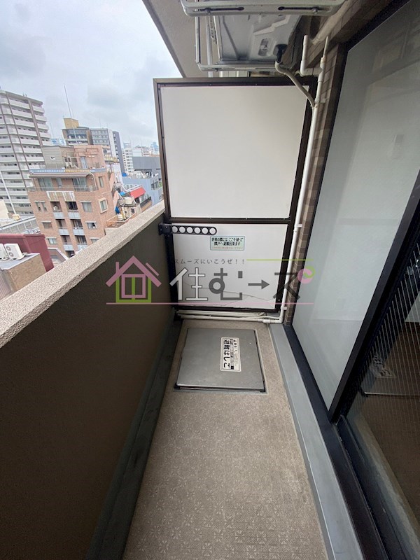 プレサンス難波東 ベランダ