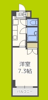 アルファ帝塚山 間取り