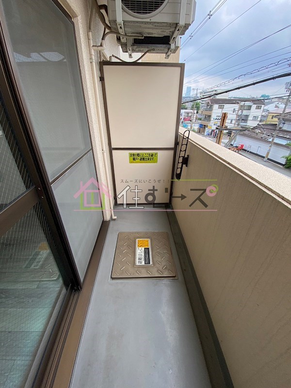 アルファ帝塚山 ベランダ