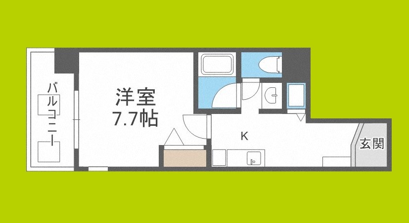 リアンジェ難波 間取り