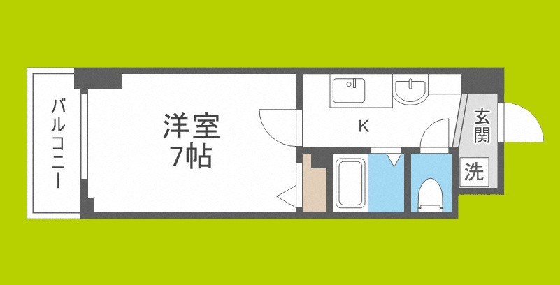 エスリードコート難波ウエスト 間取り