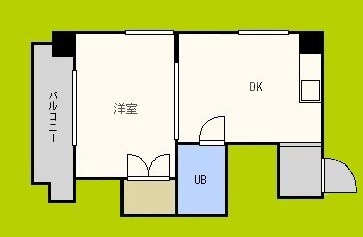 バスティオーネ柴島 間取り