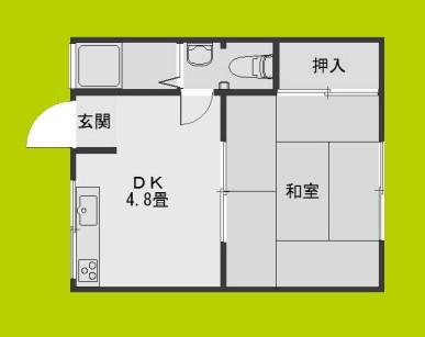北桑マンション 間取り