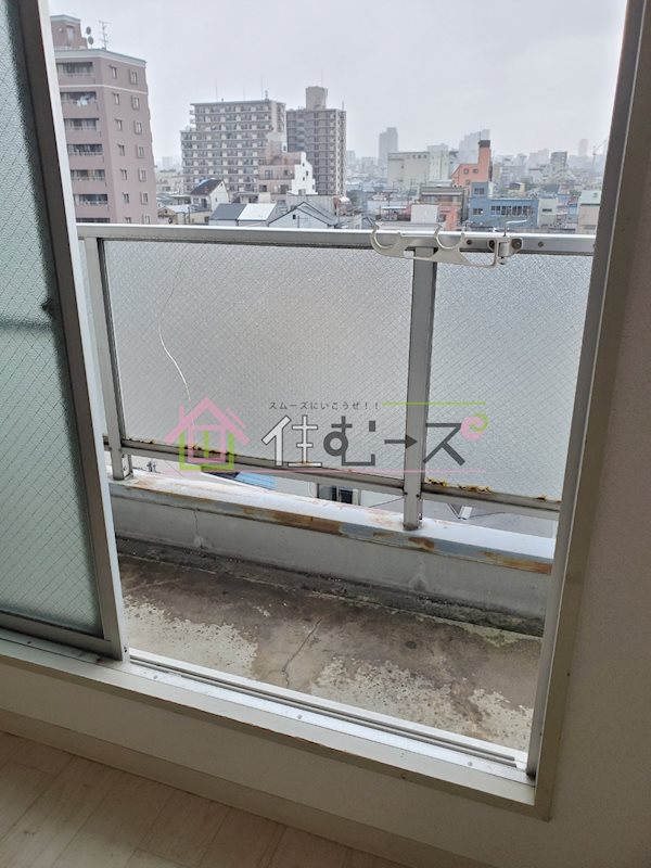 グローバル鶴橋 ベランダ