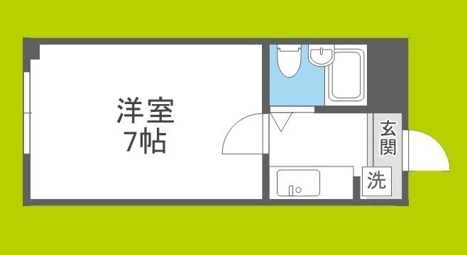 東粉浜Ⅰ番館 間取り