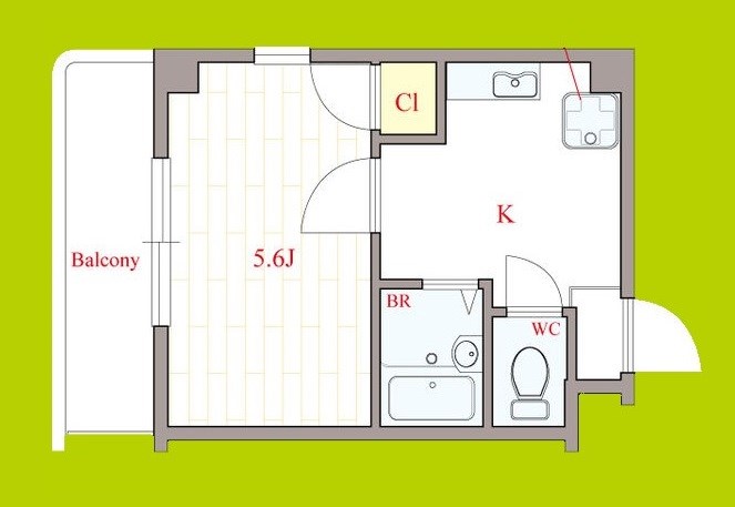 ルミエール西長堀 間取り
