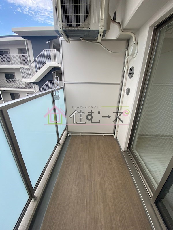 エステムコートディアシティWEST ベランダ