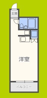 天満橋ガーデンハイツ  間取り